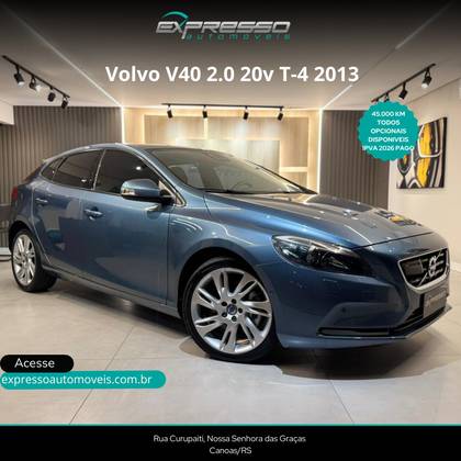 VOLVO V40 2.0 T4 DYNAMIC TURBO GASOLINA 4P AUTOMÁTICO